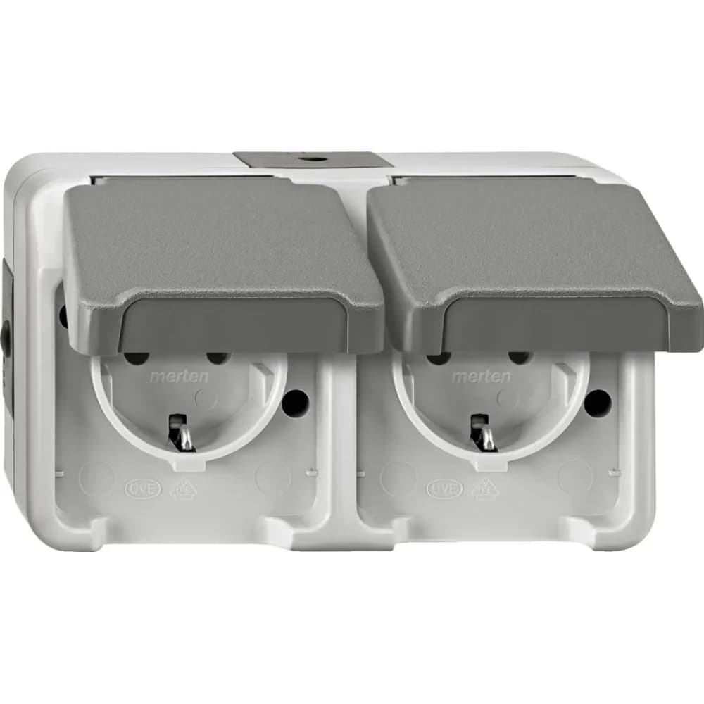Merten SCHUKO-Doppel-Steckdose MEG2321-8029