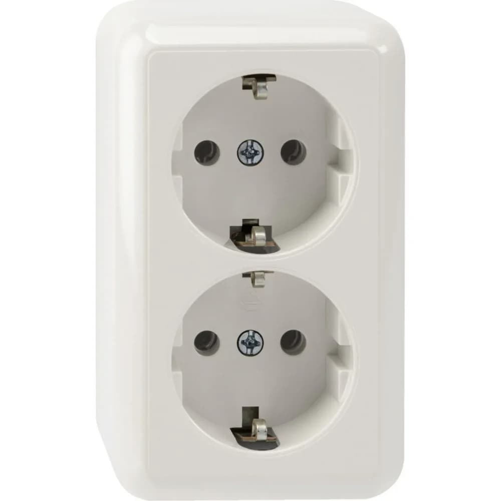 Merten SCHUKO-Doppel-Steckdose MEG2421-8719