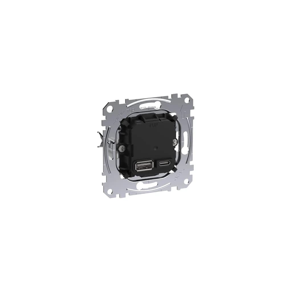Merten USB-Ladeeinsatz Typ A+C MEG4366-0120