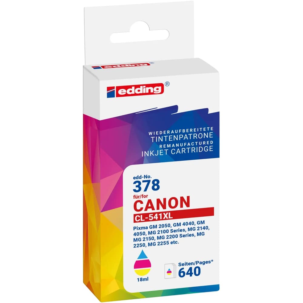 edding Tintenpatrone 18-378 Canon No.541XL farbig
