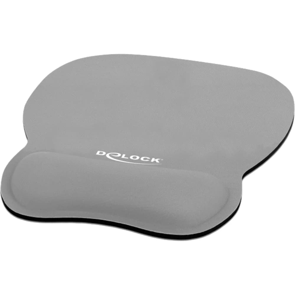 DELOCK 12698 - Mauspad mit Handballenauflage ergonomisch grau