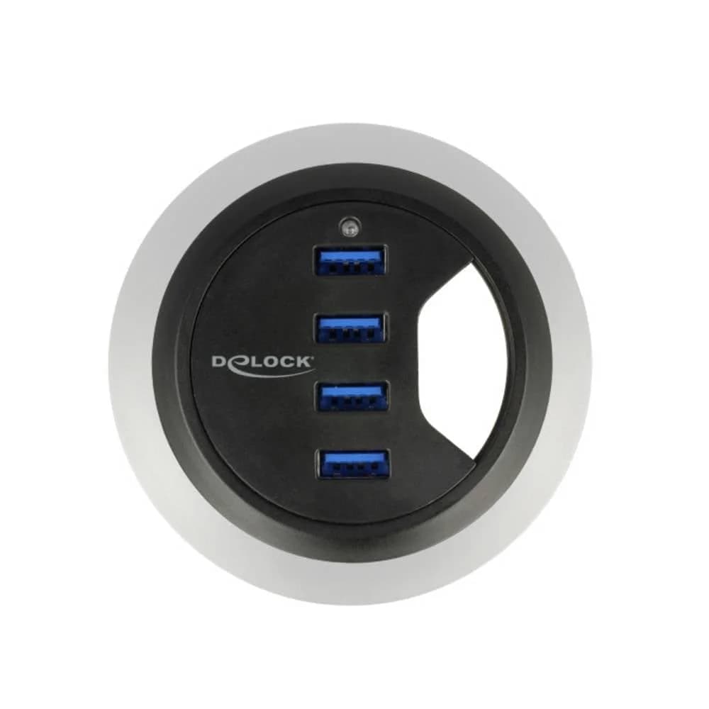 DeLOCK Tisch-Hub 4 Port USB 3.0
