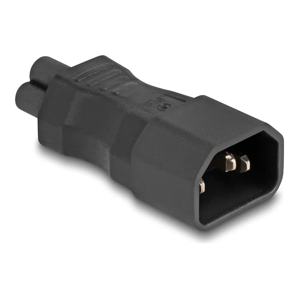 DeLOCK Netzadapter IEC 60320 - C14 auf C5, Stecker / Buchse, 2,5 A, gerade