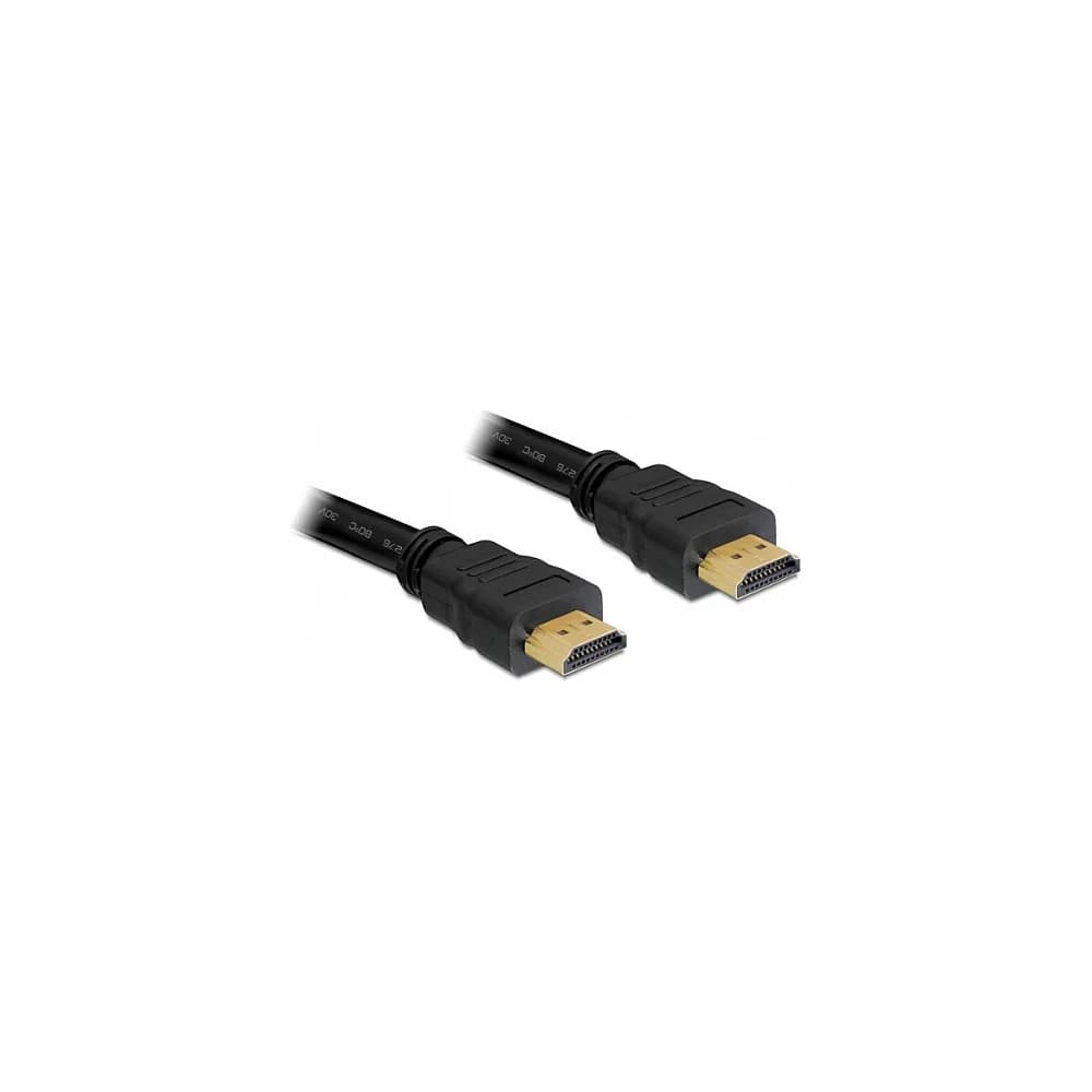 DELOCK 82710 - HDMI High Speed mit Ethernet Kabel, 4K 30 Hz, 15,0 m