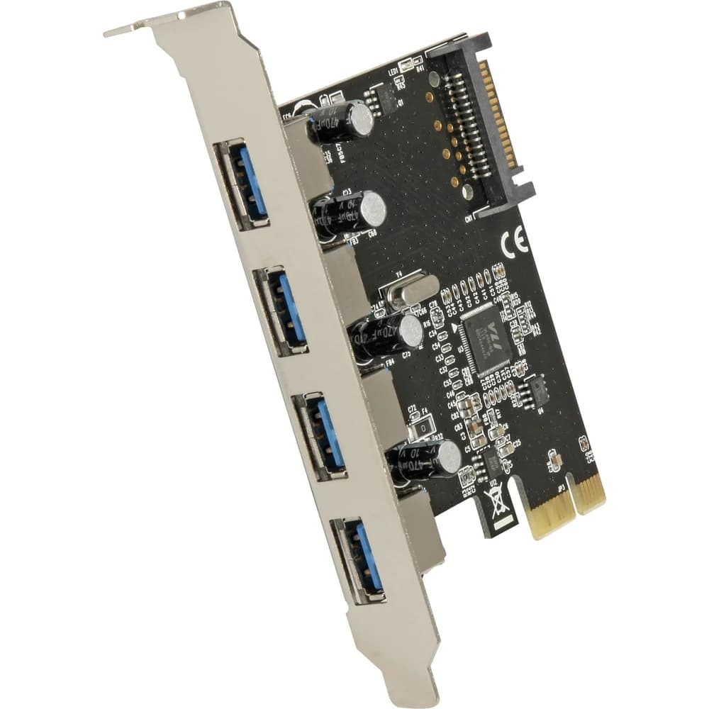 DELOCK PCIe Karte > 4x extern USB 3.0