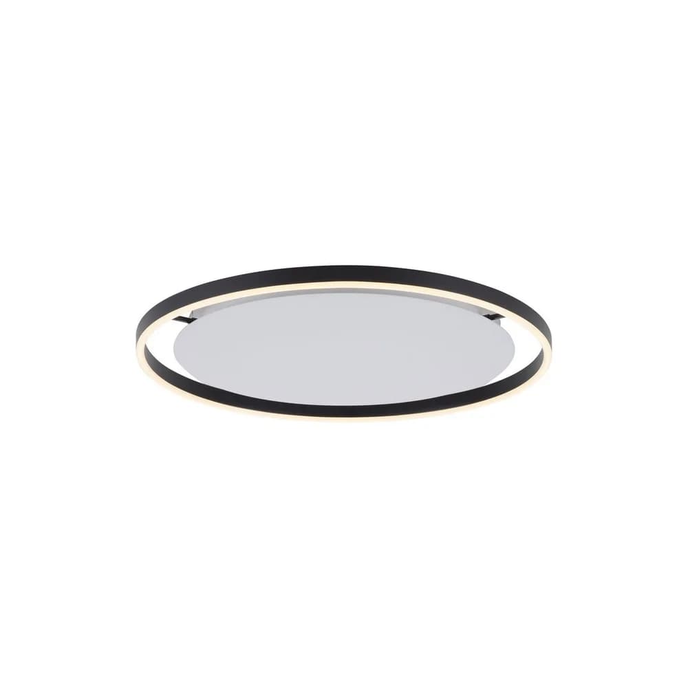 JUST LIGHT RITUS LED Deckenleuchte Warmweiss 28W Anthrazit/Weiß 15392-13 - Schwarz