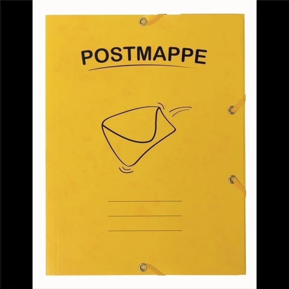 Gummizugmappe A4 Post gelb