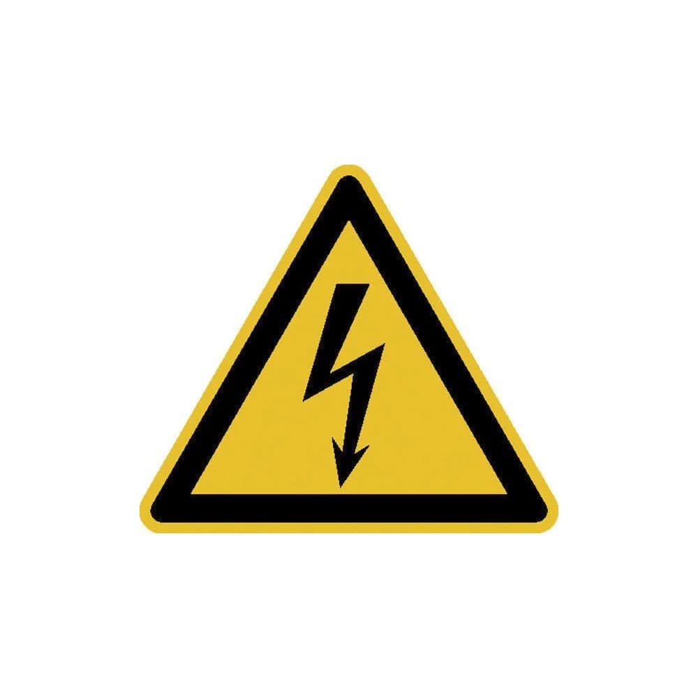 SafetyMarking Warnschild Folie SL 200 mm Warnung vor gefährlicher elektrischer Spannung