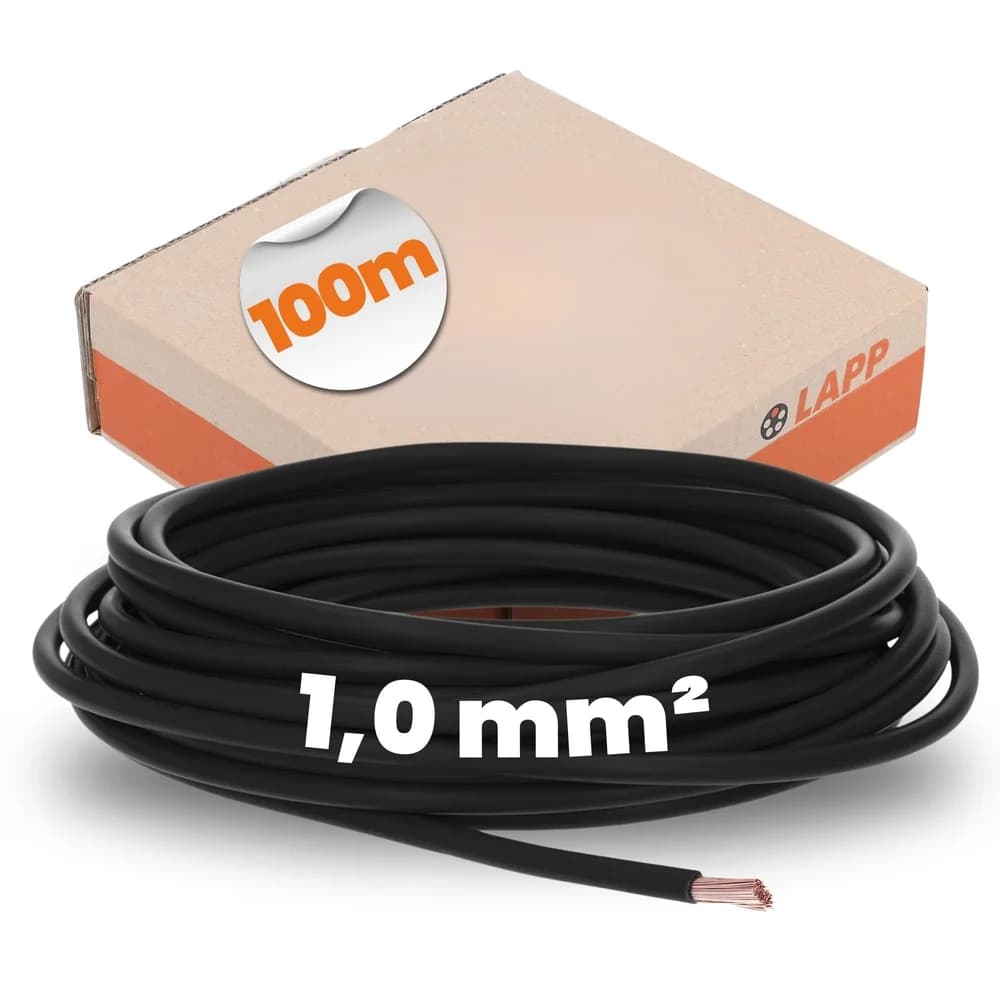 Lapp Kabel&Leitung H05V-K 1X1 BK 4510013/100