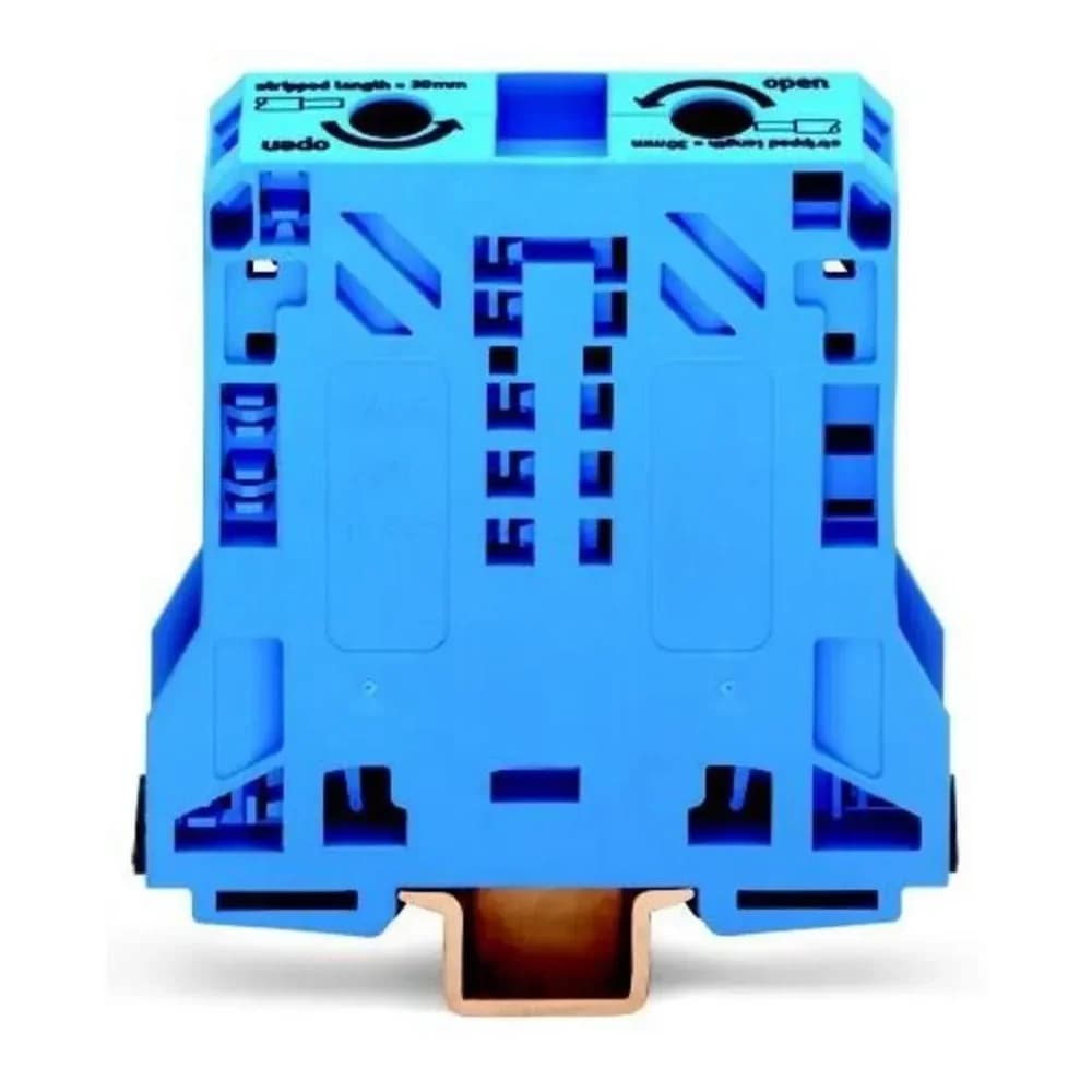 WAGO 285-154 Durchgangs Klemme 50 mm2 blau