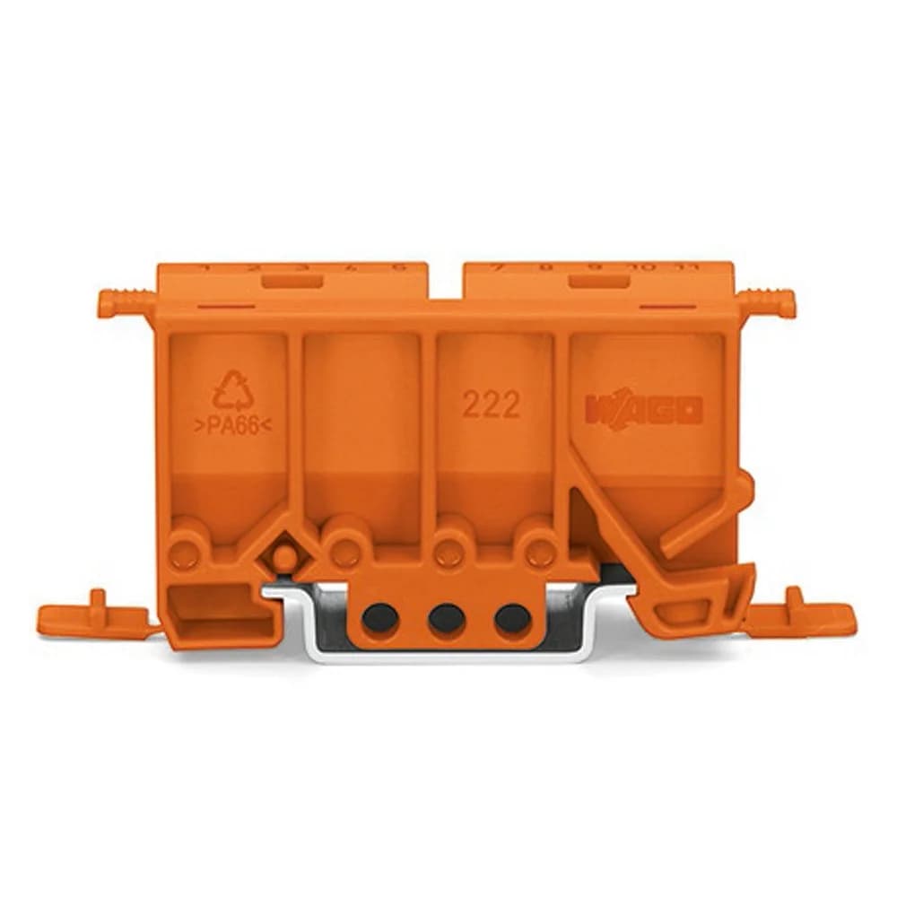 WAGO 222-500 Befestigungsadapter orange
