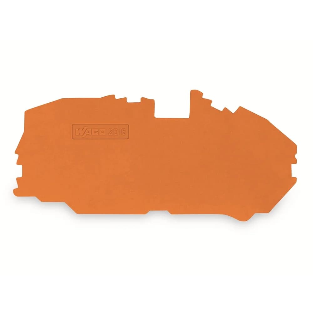 WAGO Abschlussplatte orange 2016-7692