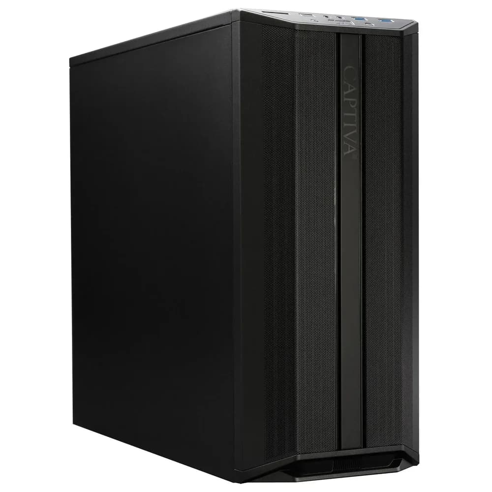 Captiva Workstation I74-685 (1000 GB, 32 GB, Intel Core i7-12700K), PC, Schwarz