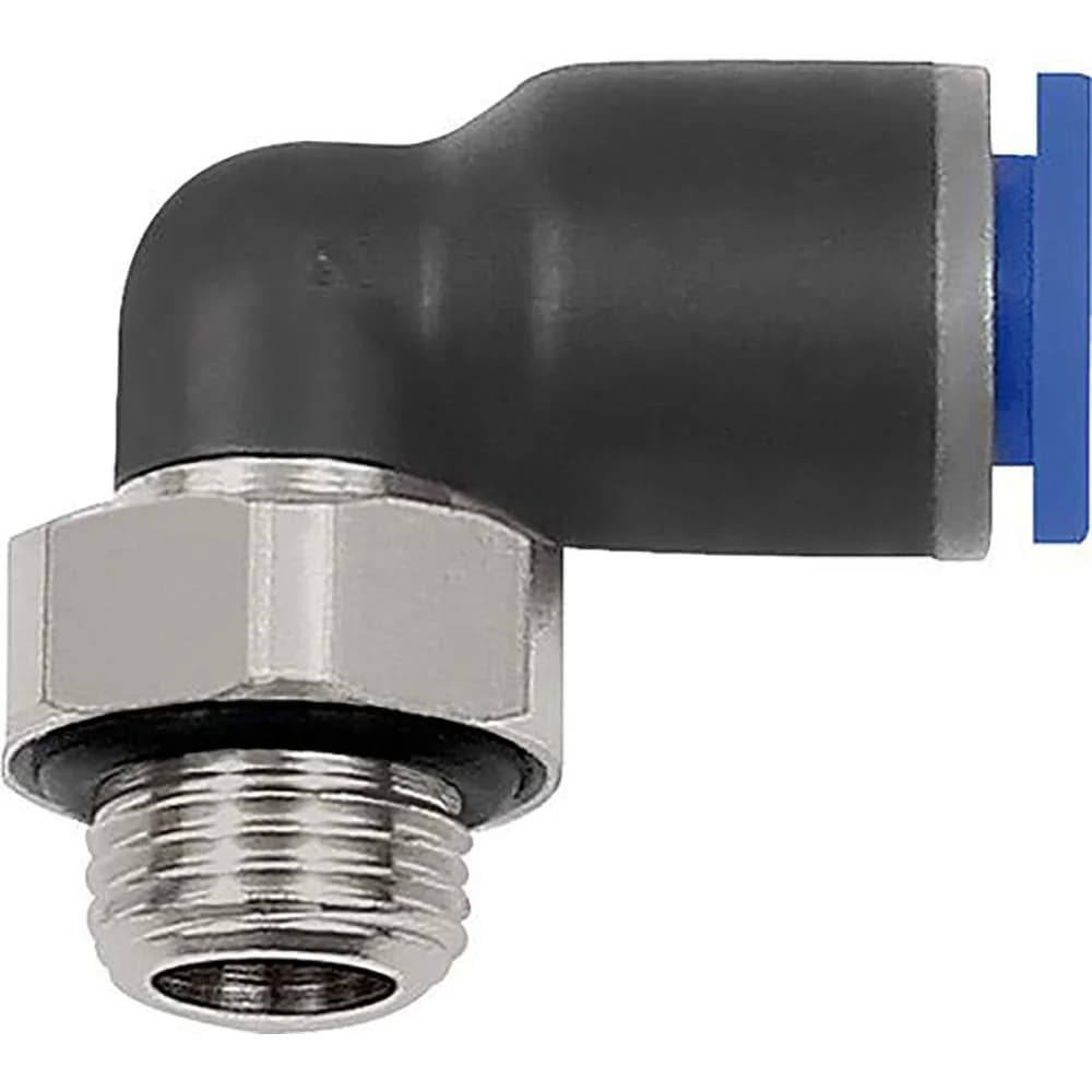 Riegler L-Steckverschraubung Blaue Serie drehbar G 1/4 außen Ø 8 mm - 109267