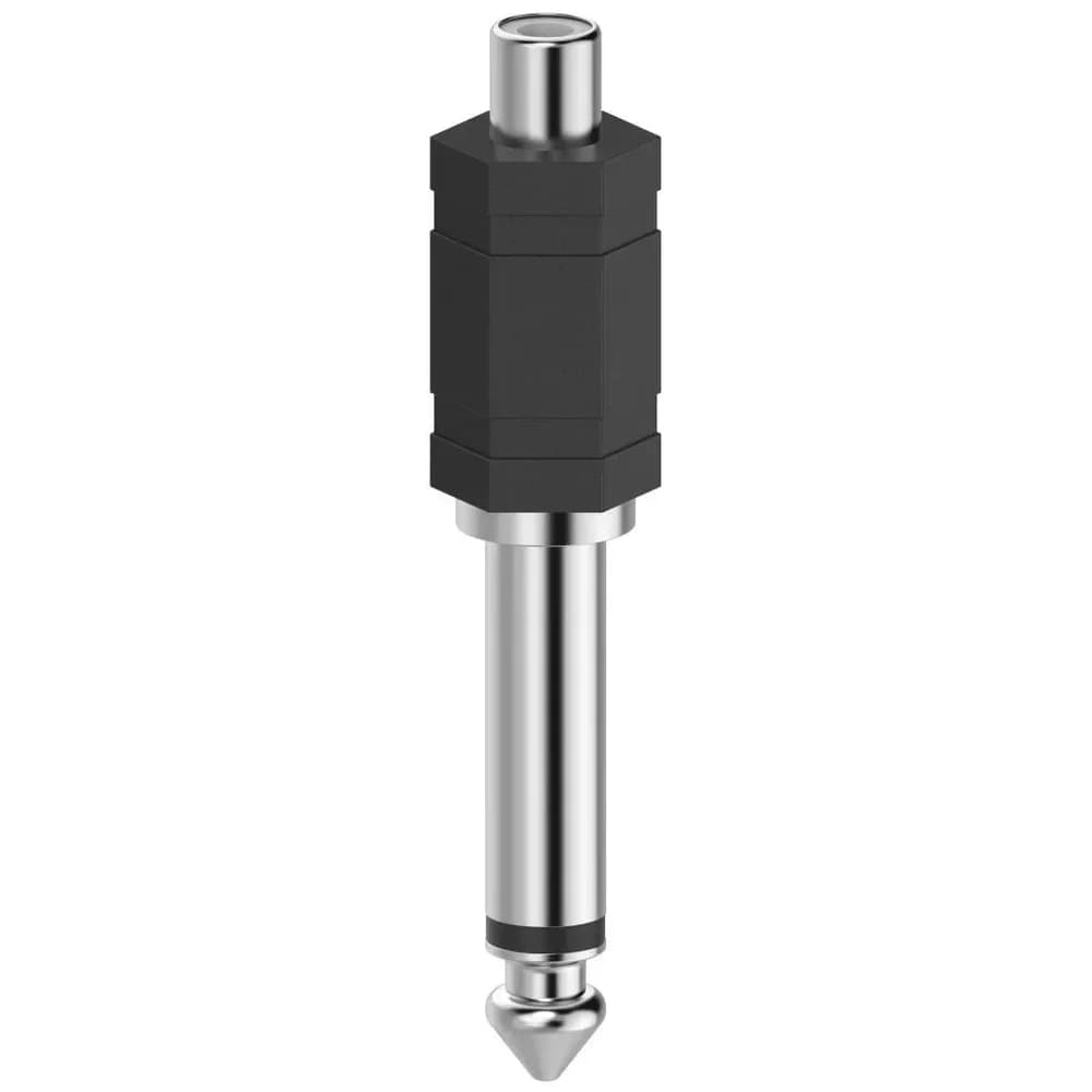 Hama 00205188 Audio Adapter Cinch 6,35mm Klinke Schwarz