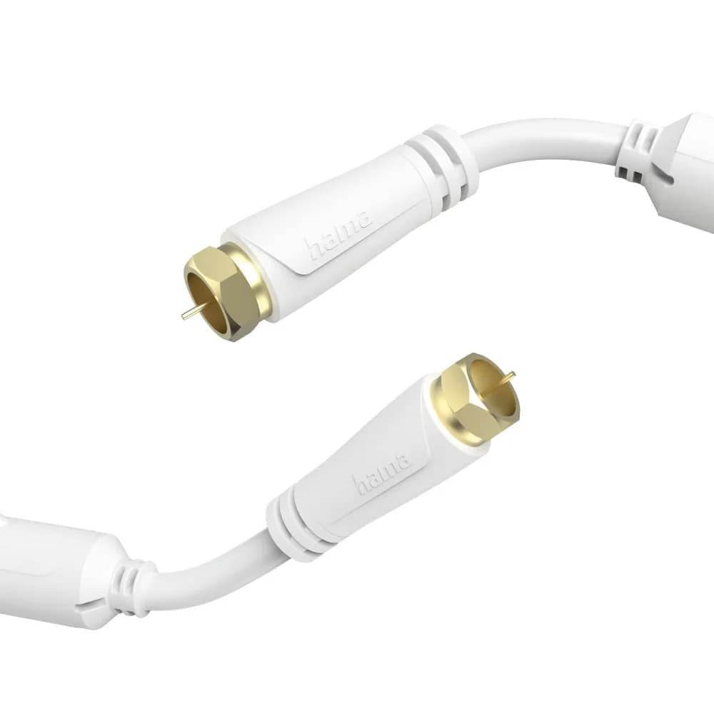 Hama SAT-Anschlusskabel 1,5m F-Stecker vergoldet 100 dB