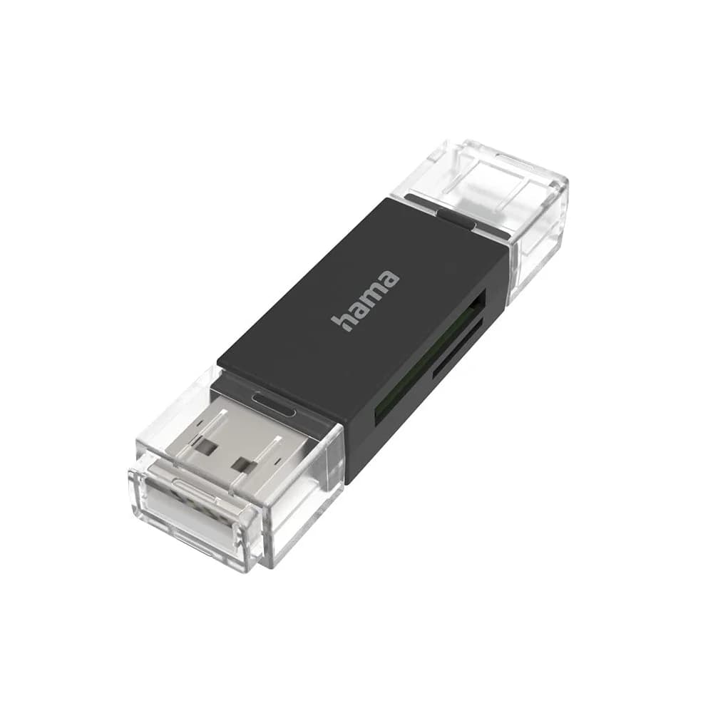 HAMA 200130 USB-OTG-Kartenl., SD/mSD, USB 2.0