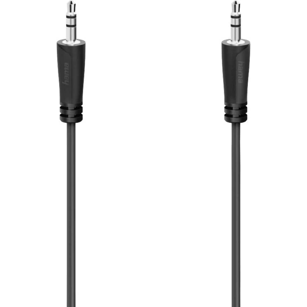 Hama 00205116 Audio-Kabel 5 m 3.5mm Schwarz