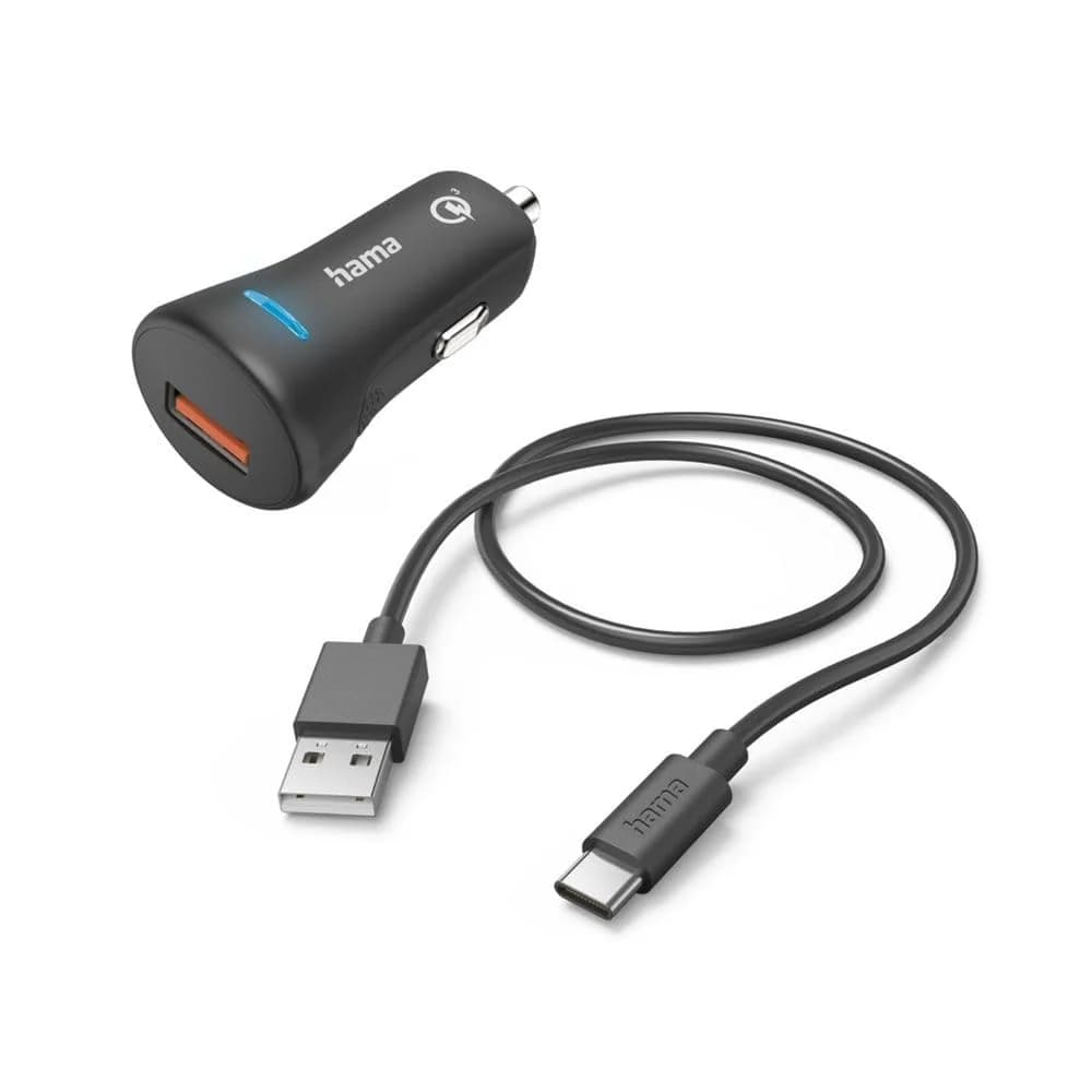 Hama 201615 Kfz-Ladeset USB-C, 19.5W