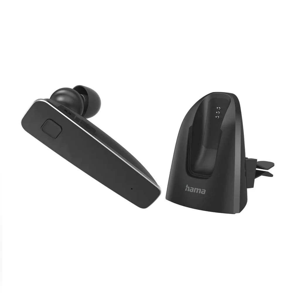 HAMA Mono-Bluetooth Headset "MyVoice2100", Multipoint Sprachsteuerung, Schwarz