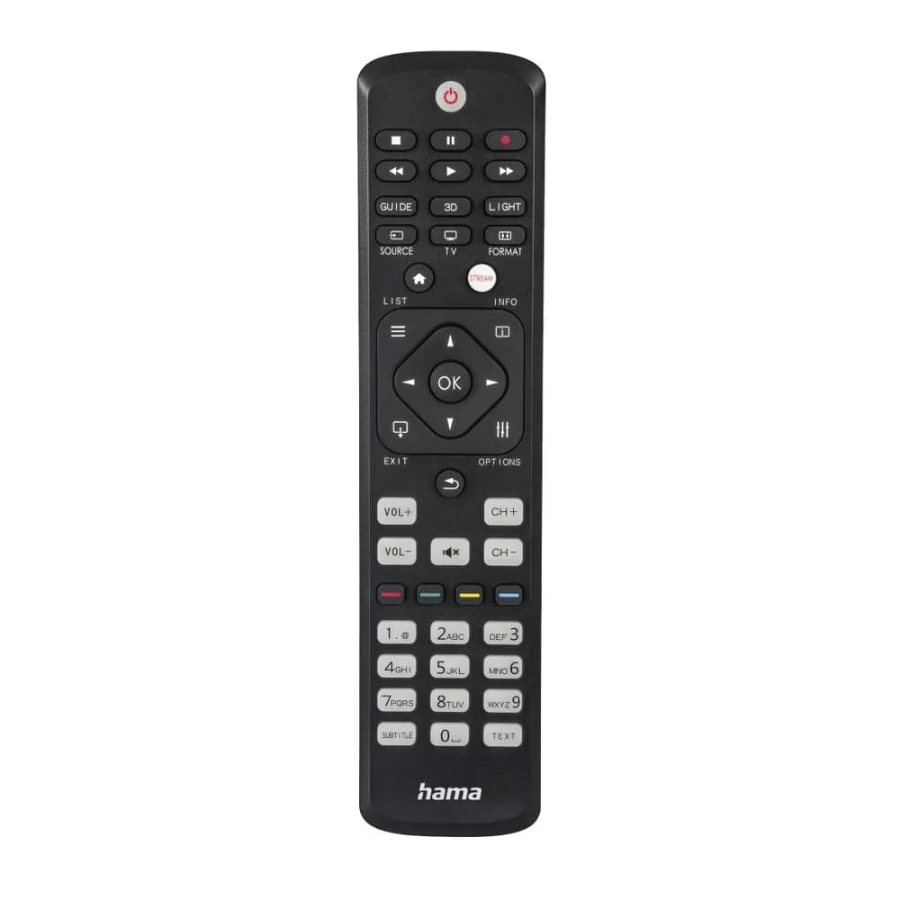 Hama Universalfernbedienung für Philips TVs, lernfähig, 10m