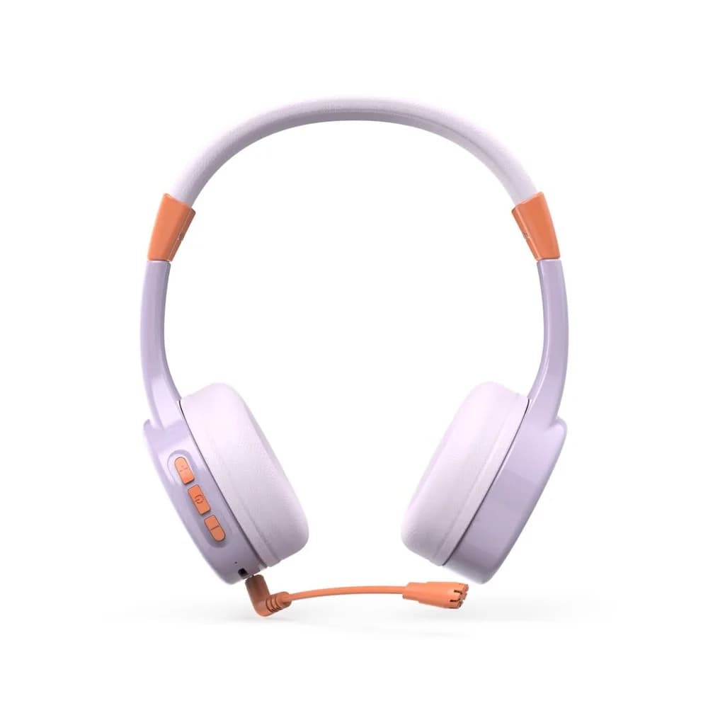 hama Bluetooth-Kinderkopfhörer Teens Guard II, Lila - Orange/Violett