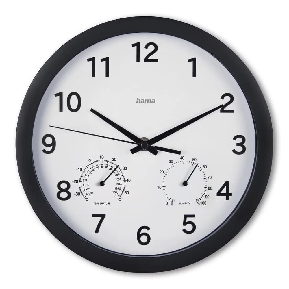 Hama Wanduhr Quarzuhr Kreis 00185868