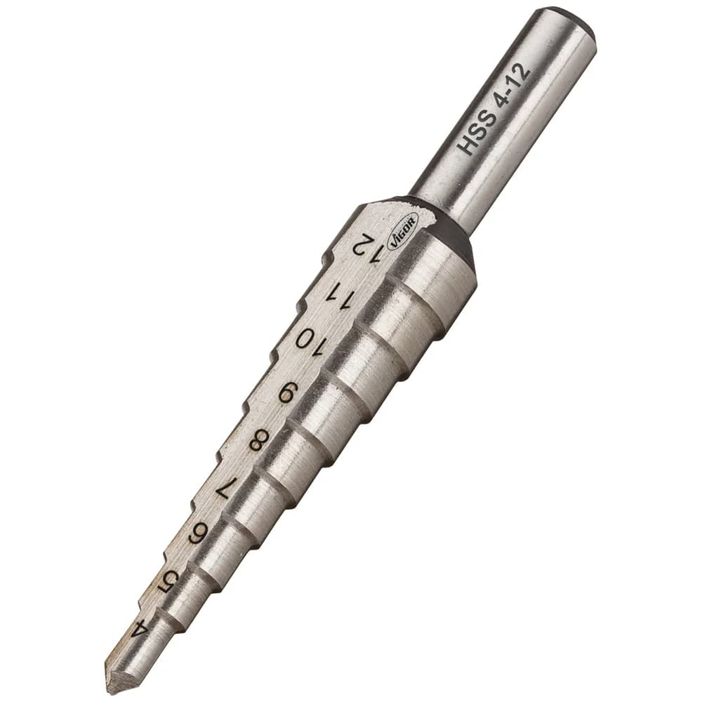 VIGOR HSS-Stufenbohrer 4 - 12 mm V2394 Gesamtlänge: 65 mm