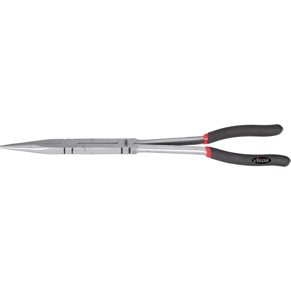 VIGOR Flachrundzange mit Doppelgelenk V2783 Gesamtlänge: 340 mm