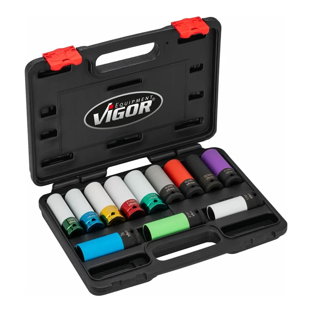 VIGOR Kraft-Stecknuss-Satz V6312/12