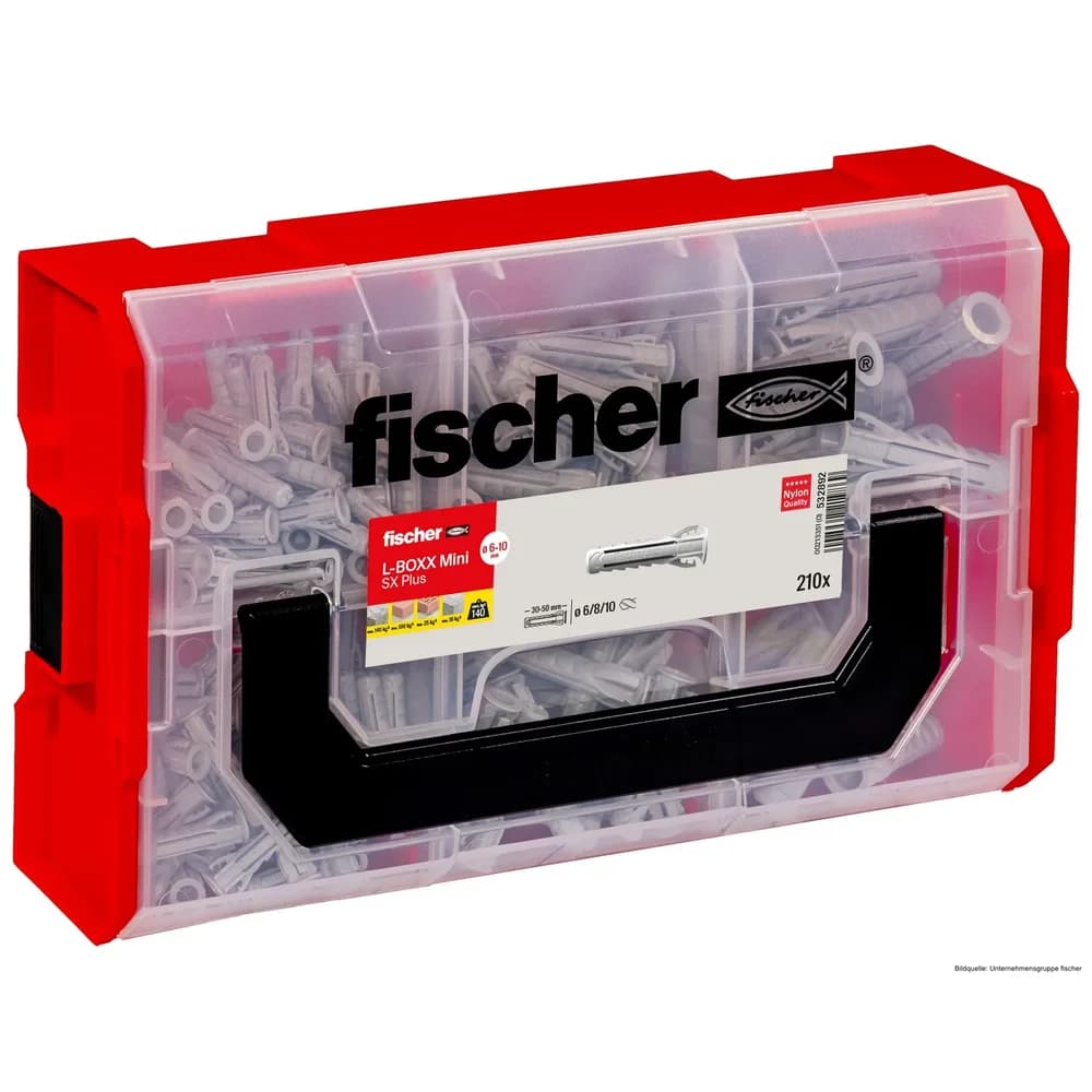 fischer L-BOXX mini SX Plus, 210-teilig