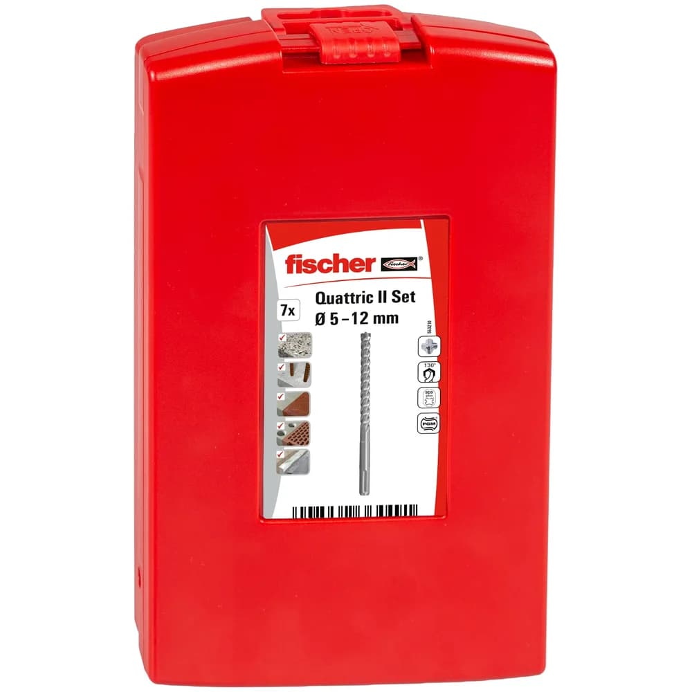 fischer Bohrer SDS Plus Quattric II Set 5-12 (7)