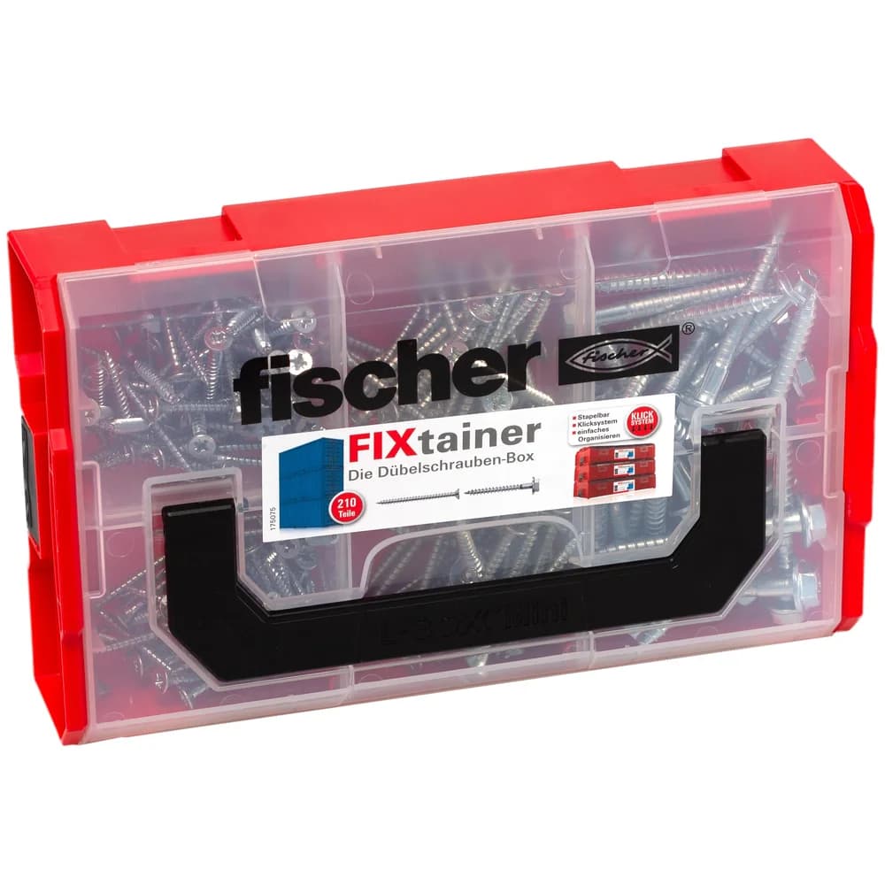 fischer L-Boxx mini Dübelschrauben (210 Teile)