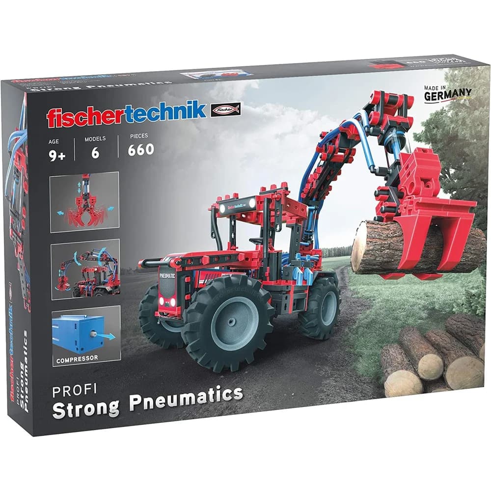 fischertechnik Strong Pneumatics Konstruktions-Spielset, (660 St) bunt