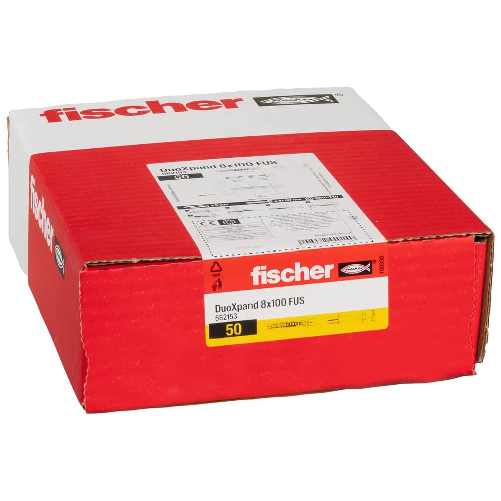Fischer DuoXpand 8x100 FUS 50 St.