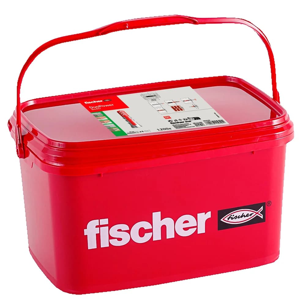 fischer DuoPower 8x40 Eimer