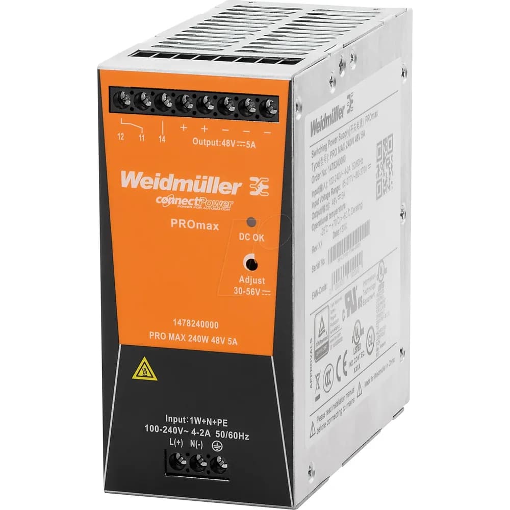 Weidmüller Stromversorgung PRO MAX 240W 24V 10A