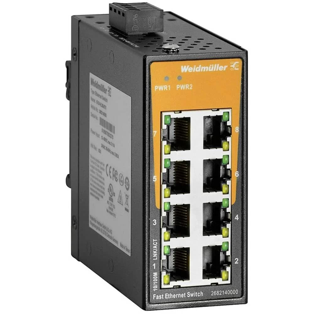 Weidmüller Netzwerk-Switch IE-SW-EL08-8TX