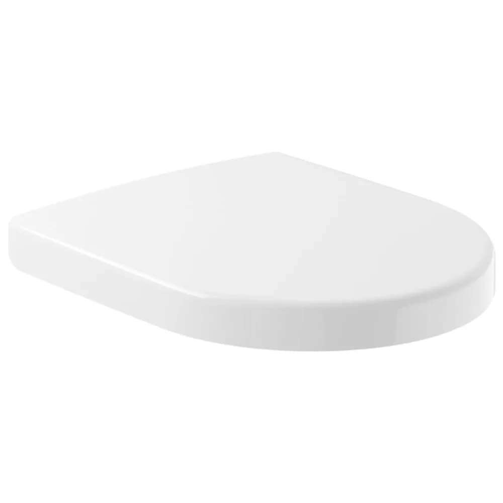 Villeroy & Boch Subway WC-Sitz Compact, oval, SoftClose, QuickRelease, 360x415x55mm, 9M66S101