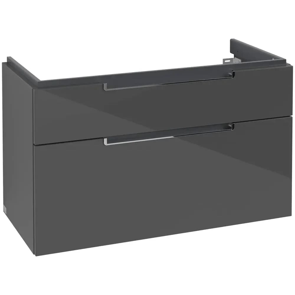 Villeroy & Boch Waschtischunterschrank Subway 2.0 A915 987x590x449mm Griff chromfarbig glänzend Glos A91510FP
