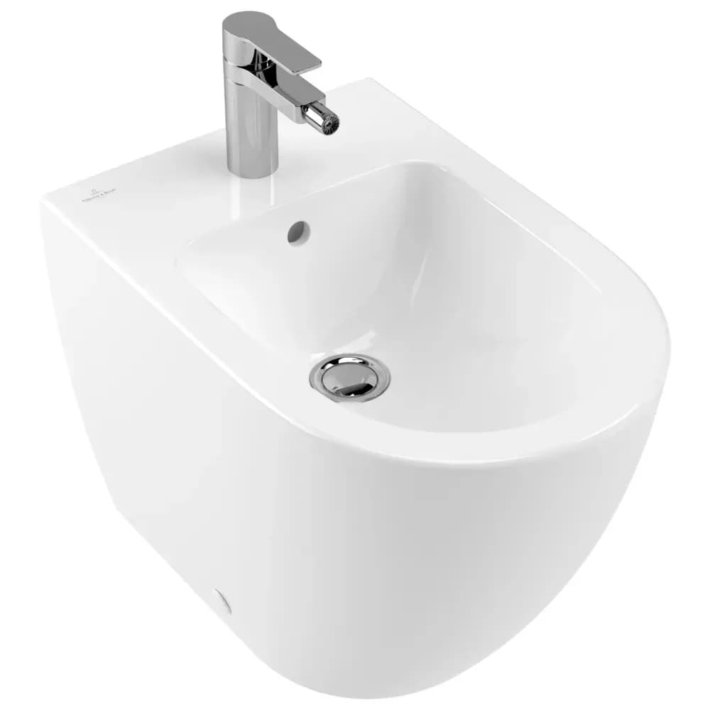 Villeroy & Boch Stand-Bidet Subway 2.0 54010001 weiß, 1 Hahnloch, Überlauf