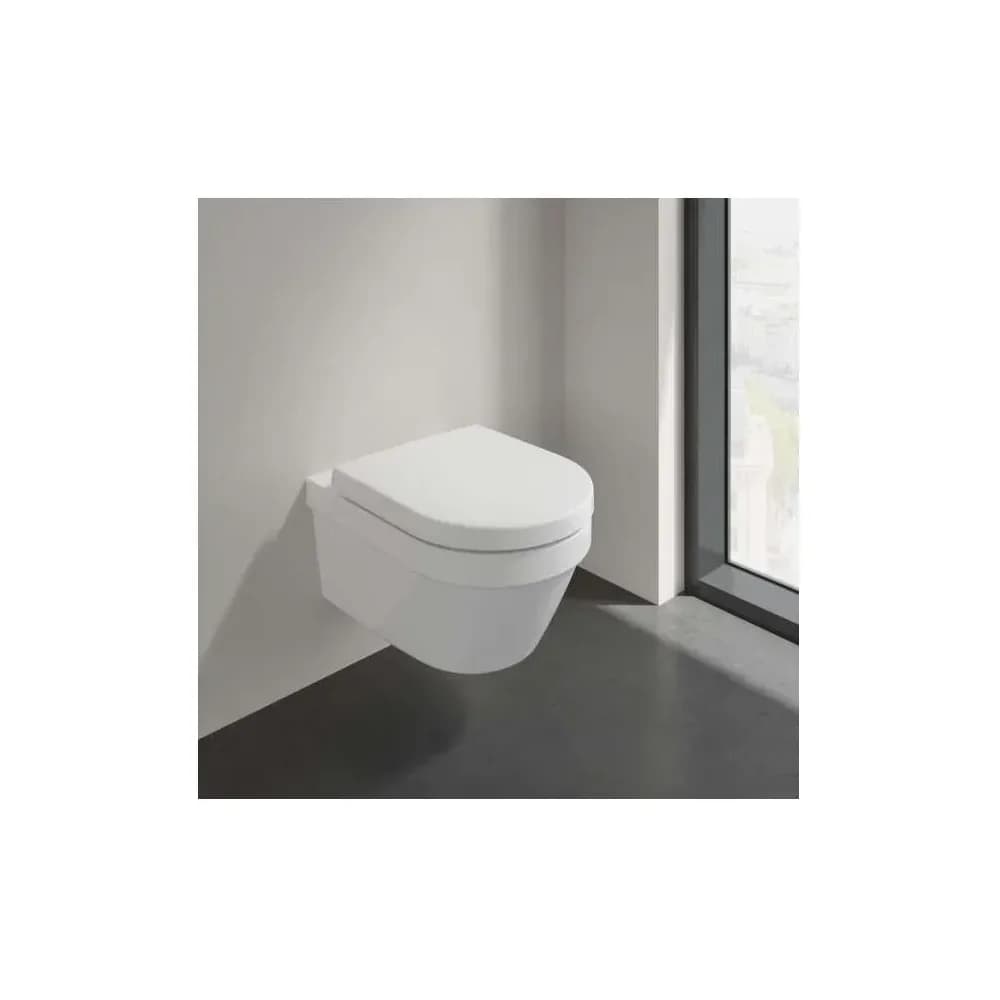 Villeroy & Boch Architectura Wand-WC DirectFlush, Badkeramik, 4694R0R1, weiß alpin mit ceramicplus