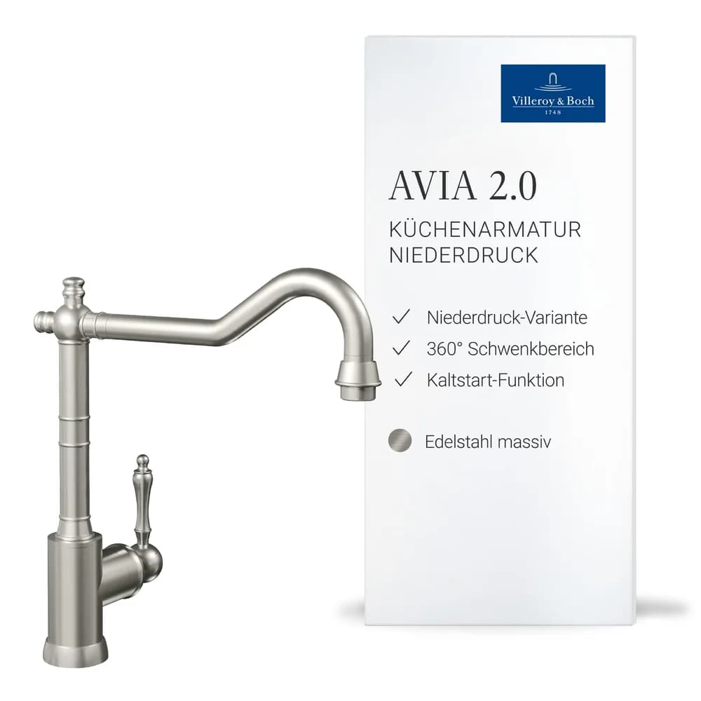 Villeroy & Boch Avia 2.0 Einhand-Spültischbatterie, 924011LC 924011LC