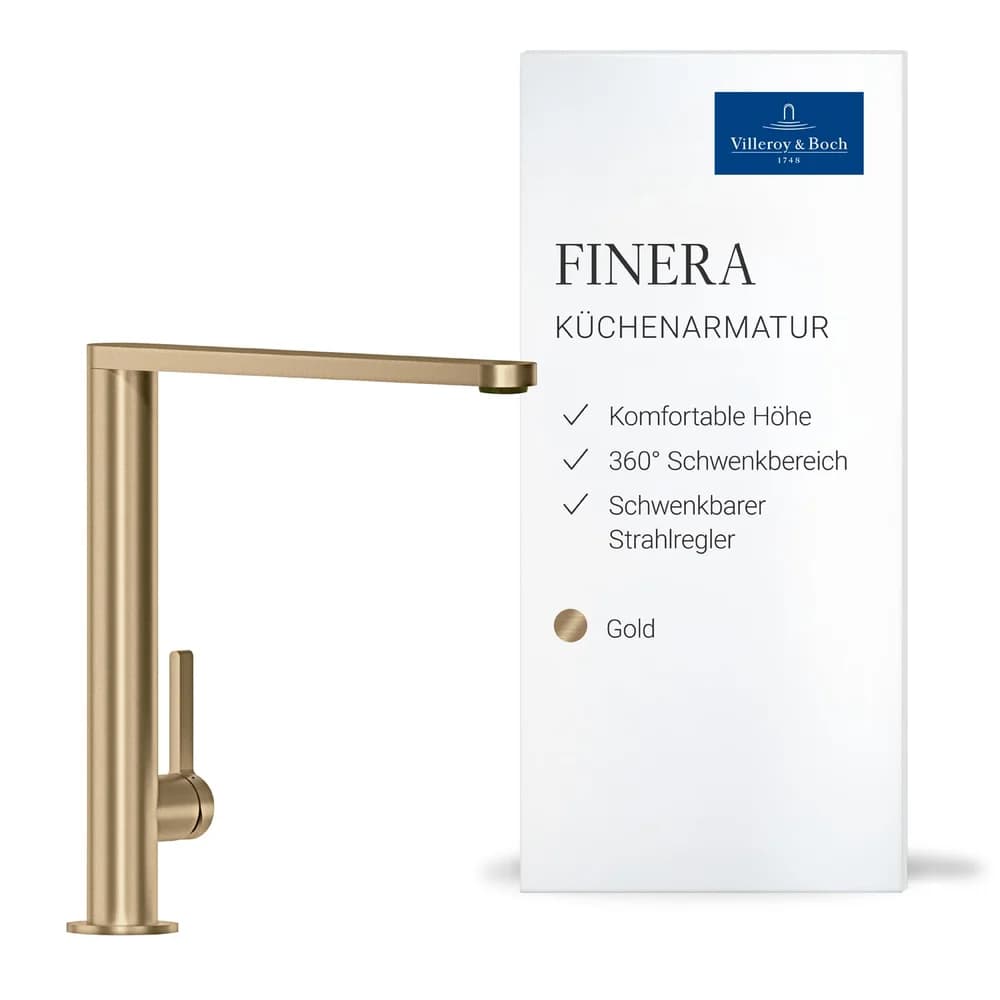Villeroy & Boch Küchenarmatur Finera Gold