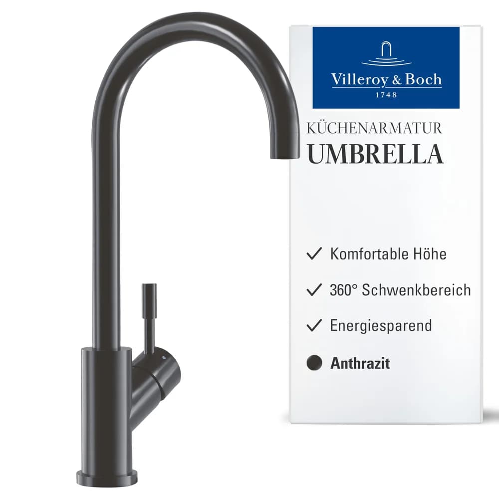 Villeroy & Boch Umbrella Küchenarmatur Anthrazit