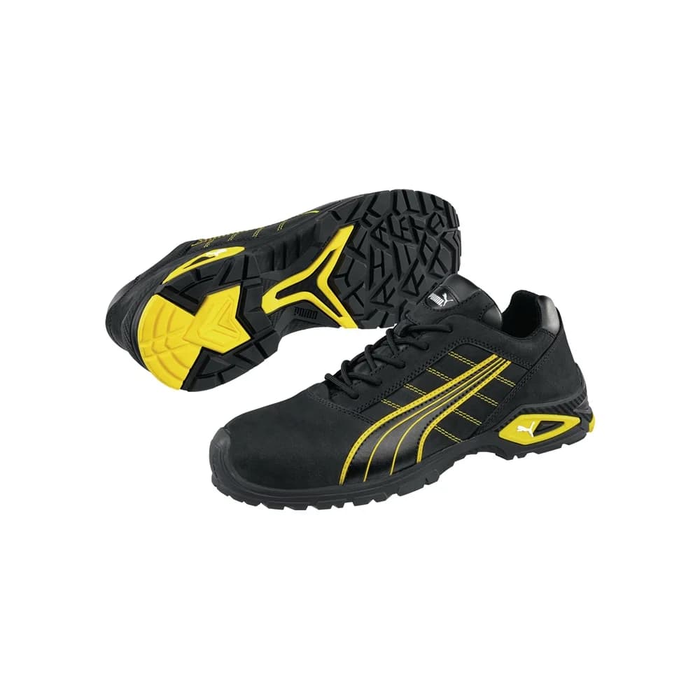 PUMA Sicherheitsschuhe 642710 AMSTERDAM LOW S3 Gr. 40 - Schwarz/Gelb - 40