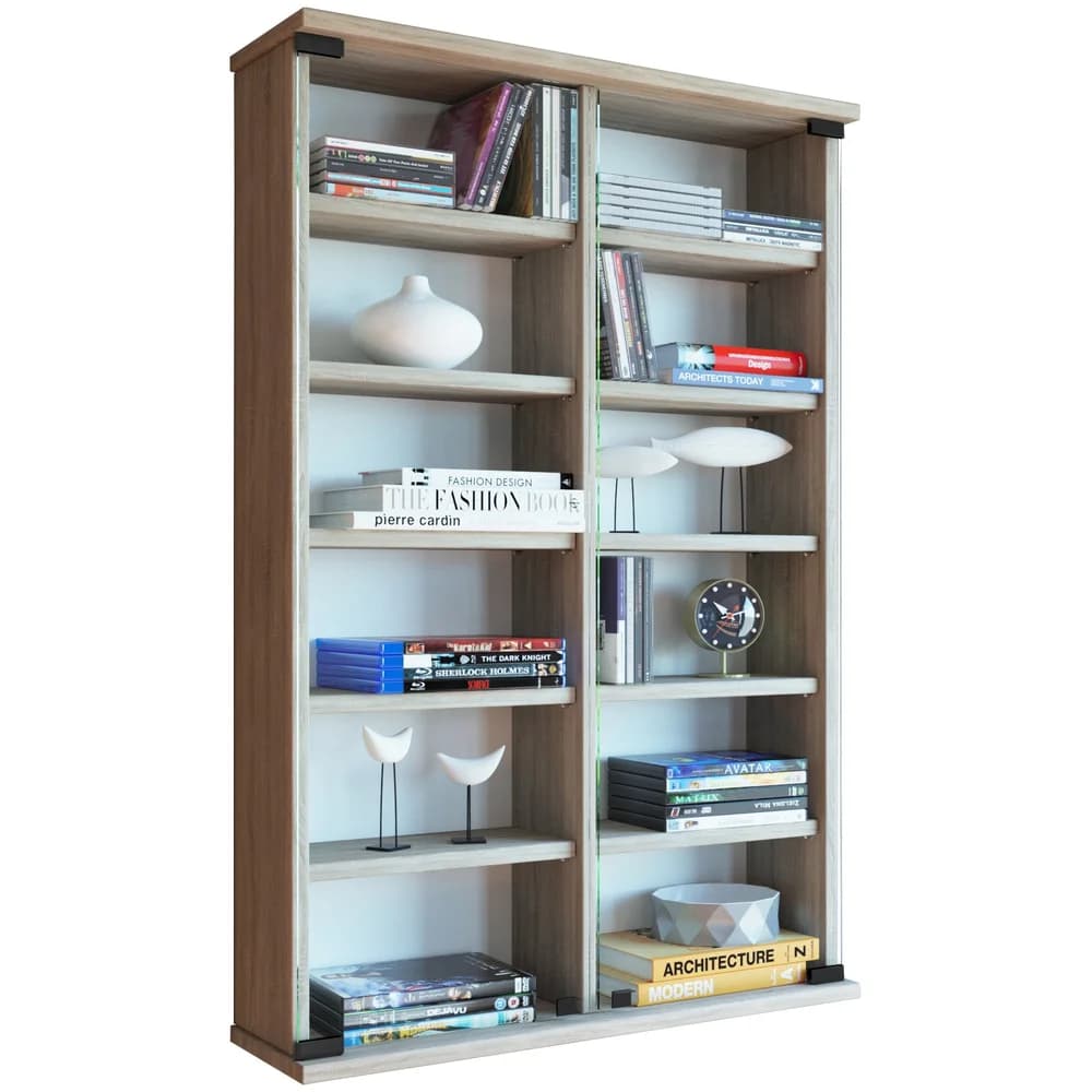 VCM CD/DVD Wand-Regal ZUNTISA - B/H/T ca. 60.00x91.50x18.00