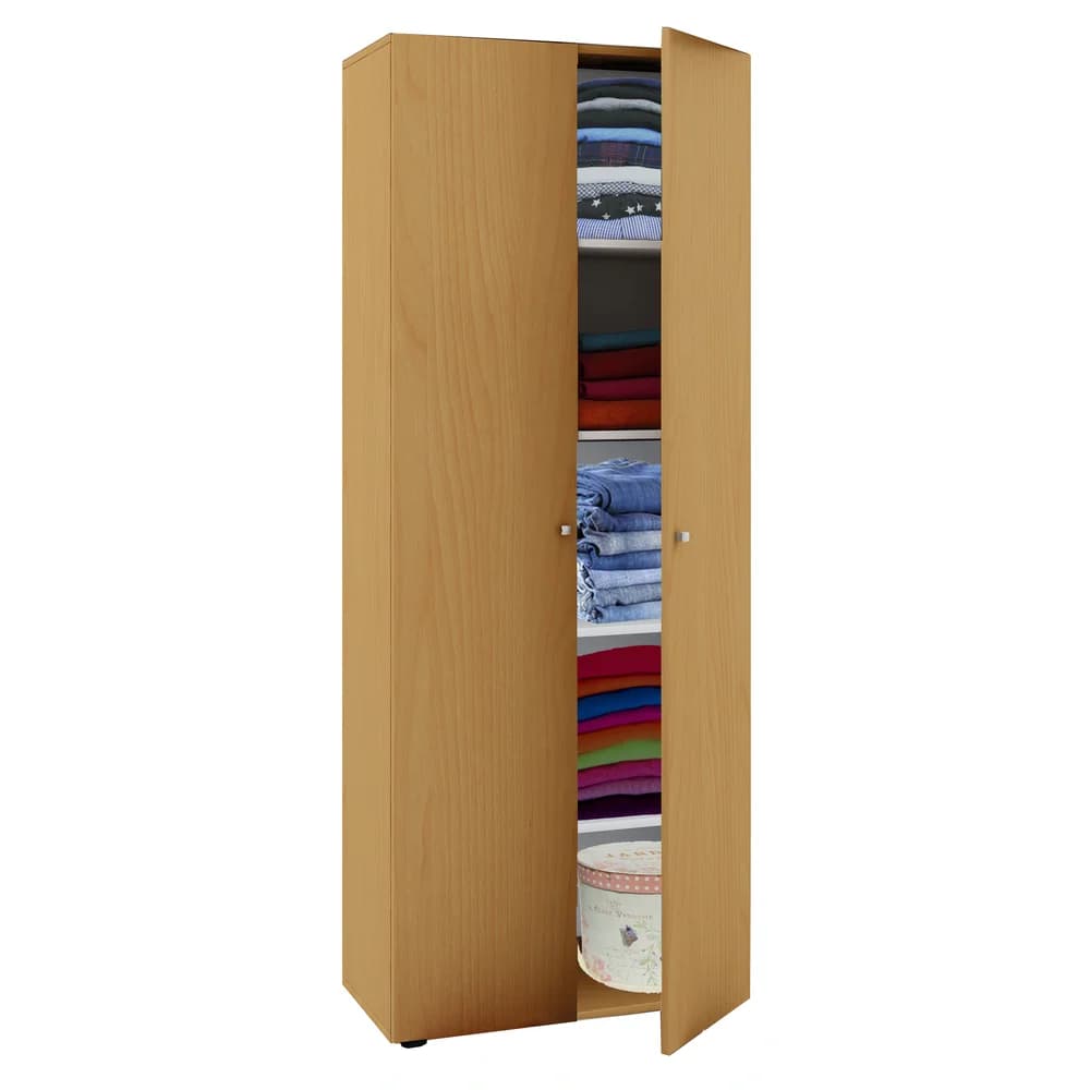 VCM Kleiderschrank Vandol Buche B. 70 x H. 178 x T. 40 cm