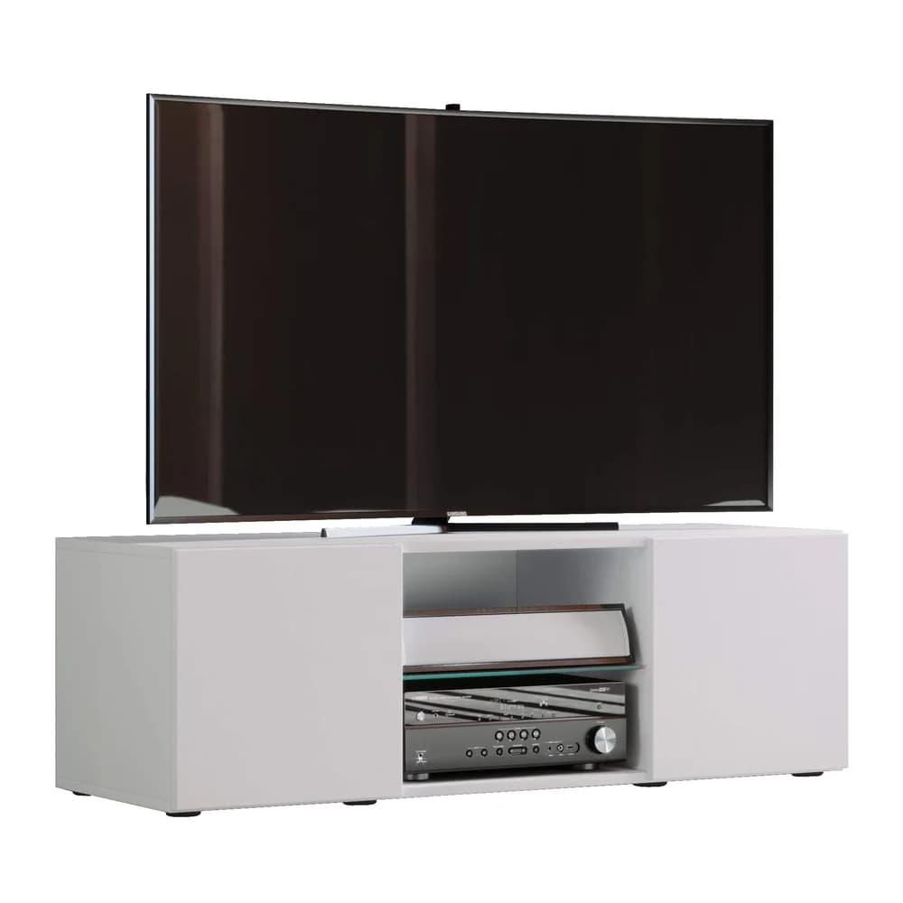 VCM Lowboard »Lowina 115«, BxH: 36 x 40 cm, Holzwerkstoff - weiss