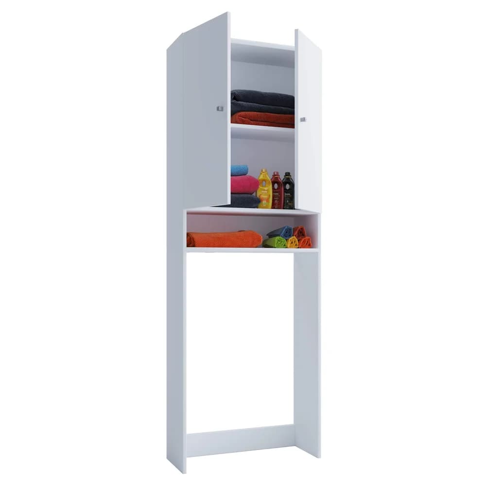 VCM Lona, Waschmaschinenschrank, Weiss